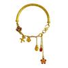 Real Gold Will Soon Have Money To Spend Light Luxury Bracelet Female Chinese Style Ancient Method Half Bracelet