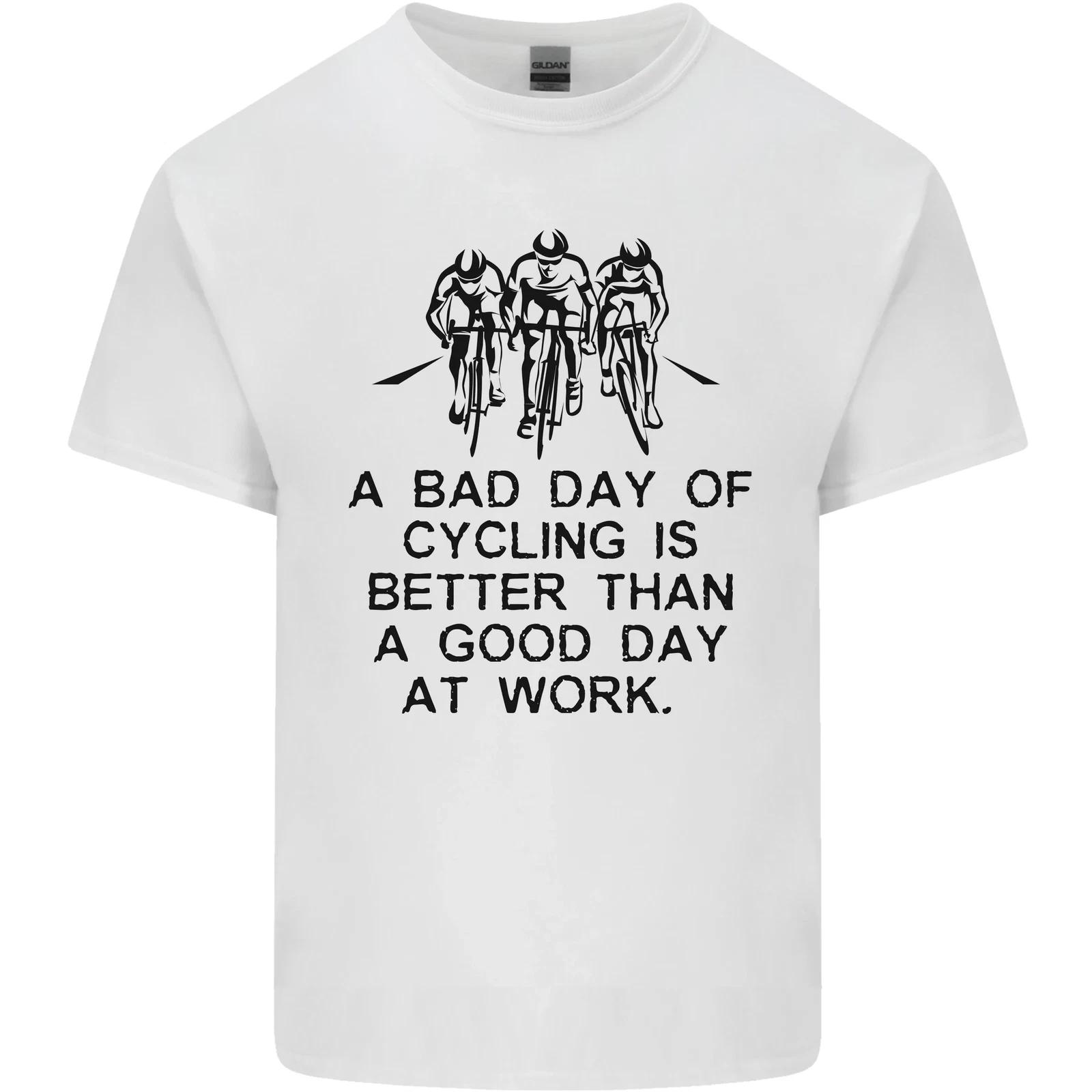 A Bad Day of Cycling Cyclist Funny Kids T-Shirt Childrens XL