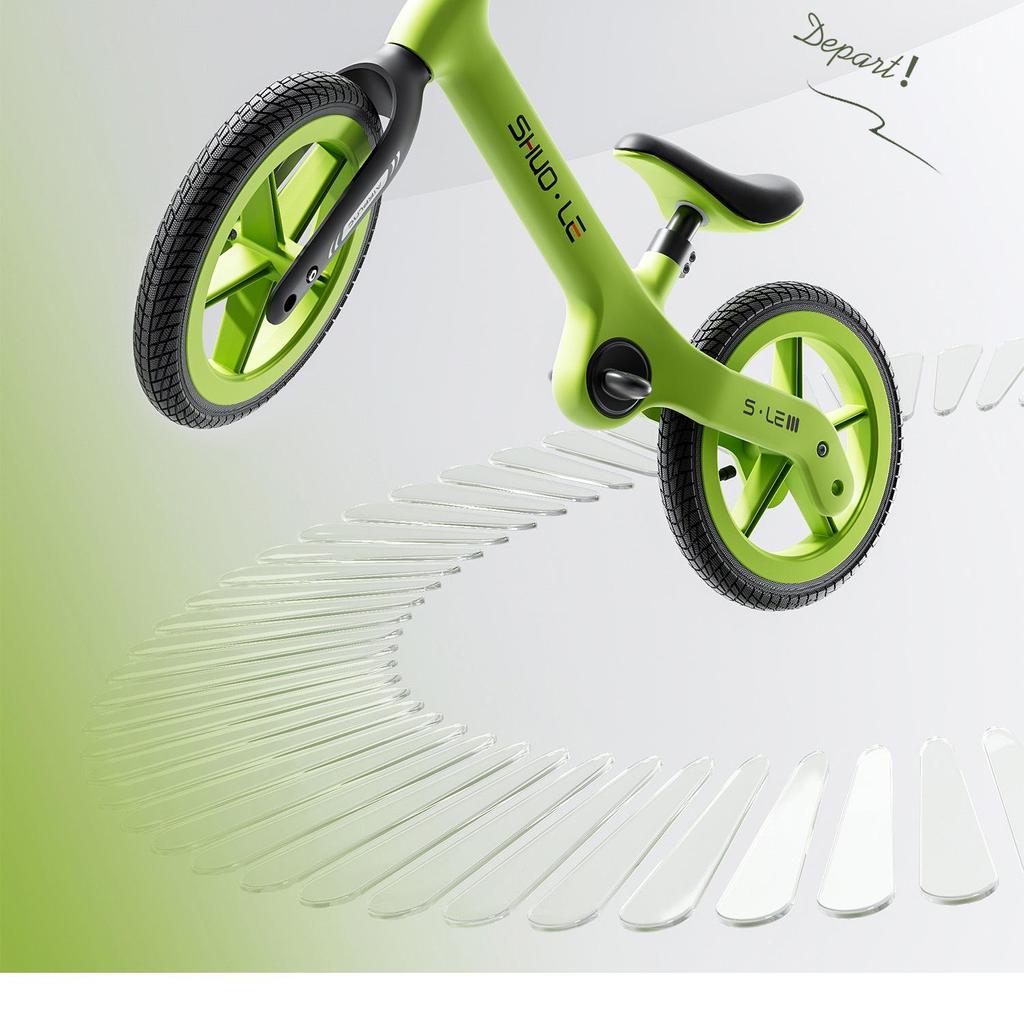 12-Inch Kids' Balance Bike for Ages 1-6: No Pedals, Two Wheels, Walker & Glider