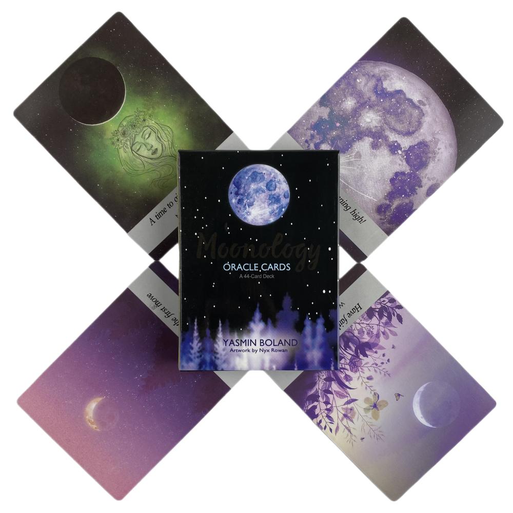 Black Moon Oracle Tarot Cards Board Game for Fate Divination Entertainment Party Games Entertainment