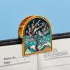 1Pcs Vintage Chinese Style Page Holder Decorative Paper Clip Metal Book Clip Bookmark For Books Reading Accessories
