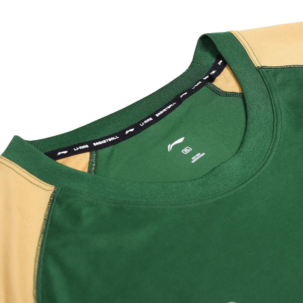 Li Ning T Shirts Unisex Nanjing Team Jasper Crew Neck Thin ATSV939-1