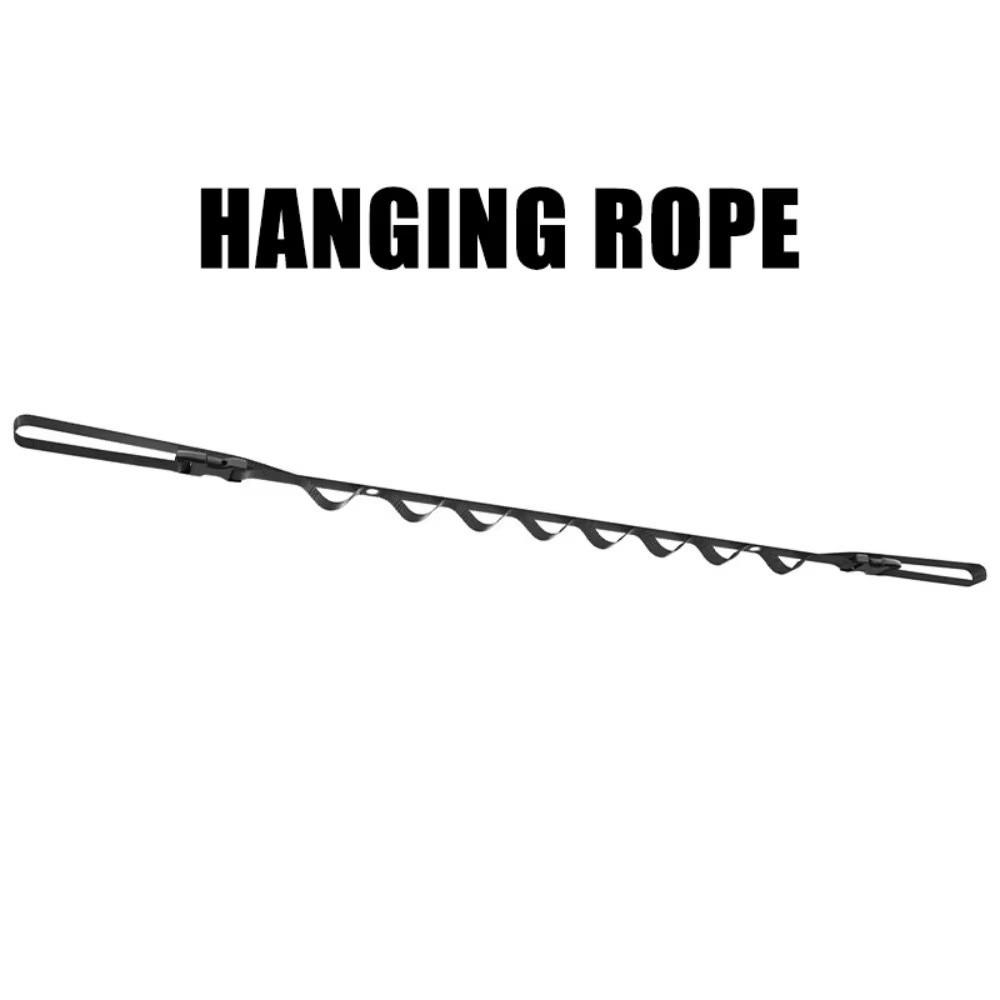 Rope Design Car Clothesline 10KG Bearing Capacity Clothes Storage Hanger Car Interior Use