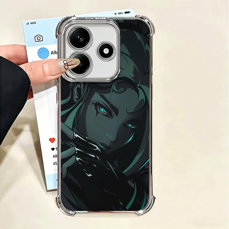 V-Valorant Spiel Schwarze Coole Weiche Handyhülle Für Xiaomi Poco X7 X8 Pro Max X6 X5 X3 F8 Ultra F7 M8 M7 M5S Redmi 15C 15A 15 14C 13C
