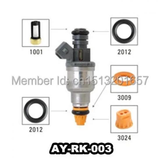4sets Fuel Injector Repair Kit Service Kits For Toyota 2TRFE Tacoma 2.7L 4Runner 23250-79155 23209-75100 (AY-RK116)