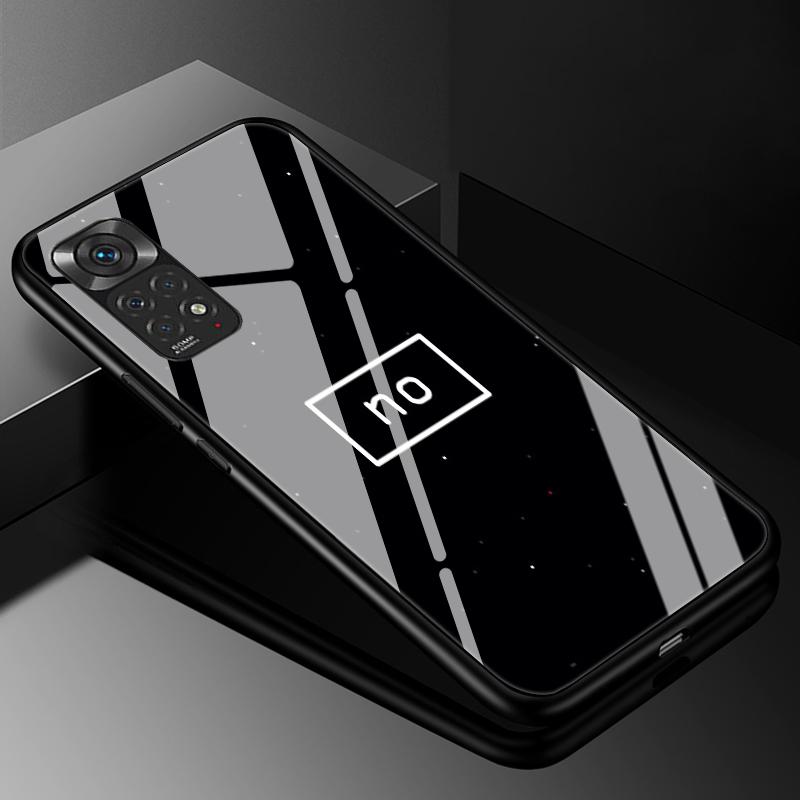 Für Redmi Note 11 Hüllen Note 11S Hartglas-Rückseite Für Xiaomi Redmi Note 11 12 13 Pro Plus 5G Hülle Funda Note11 S