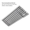 8PCS T8-T40 Hex Head Allen Wrench Drill Bits Set Screwdriver Socket Bit  Wrench Use