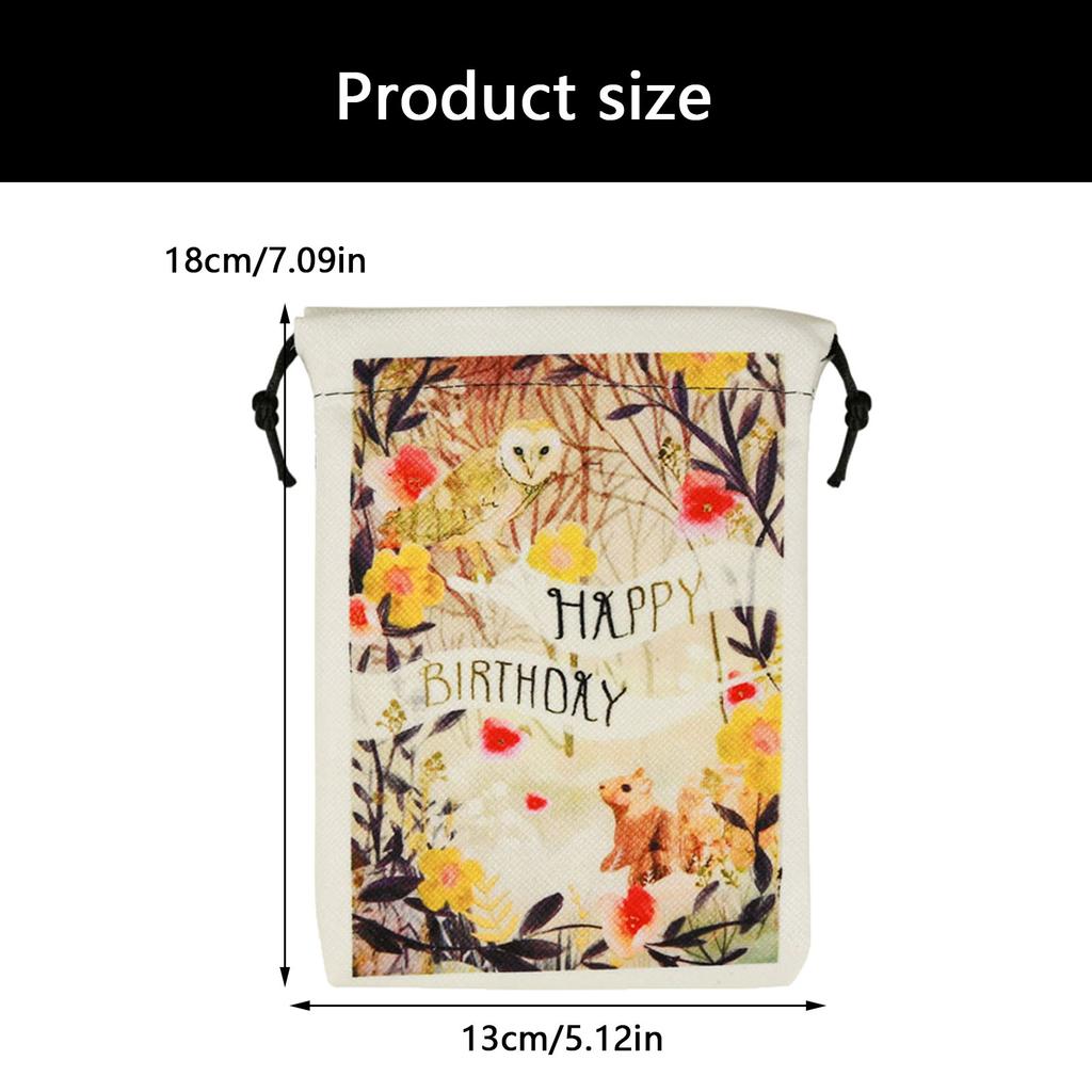 Festival Gift Bags 13x18 Inch Colorful Reusable Storage Pouches Tear Resistant Polyester for Home Organization