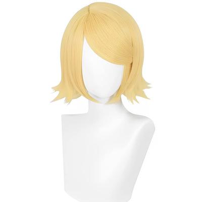 LAOBAO Cosplay Perücke, Blondes Bob, Lolita, Harajuku Stil, GAL Stil, Hitzebeständig, Kostümperücke, Party, Kostüm, Weihnachten, Halloween, Festival, Ev