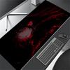 Dunkler Gothic-Stil Rote Augen Mädchen Mauspads Schreibtischmatte Schreibtisch-Interieur Mauspads Gamer Spielmatte Gaming-Raum Dekoration Großes Mauspads