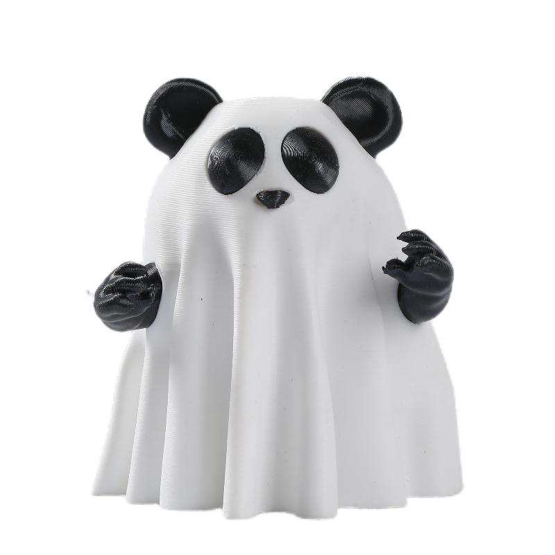 1Pcs Home Decoration Crafts Mini Kitten Ghost Ornament Cute Desktop Atmosphere Halloween Feeling Send Girlfriend Cat Gift