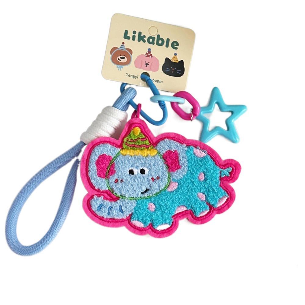 

Phone Chain Plush Doll Pendant Embroidery Braid Rope Bag Charms Car Key Pendant Style E
