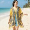With Buckle Sunscreen Thin Large Scarf Breathable Seaside Vacation Cloak for Mom