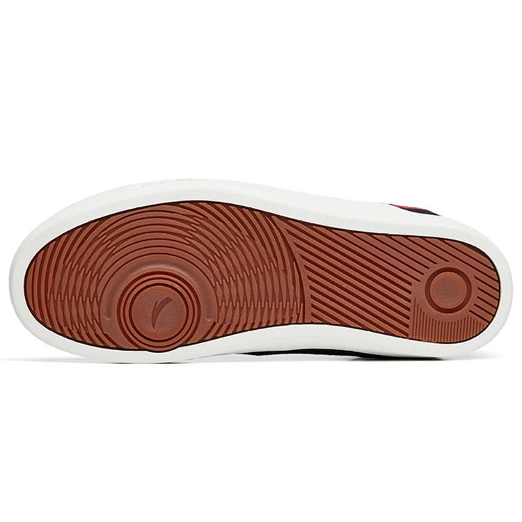 New Anta Ao Li CVS Wear Resistant Low Top Skateboard Shoes Men's Black White 112238014-3