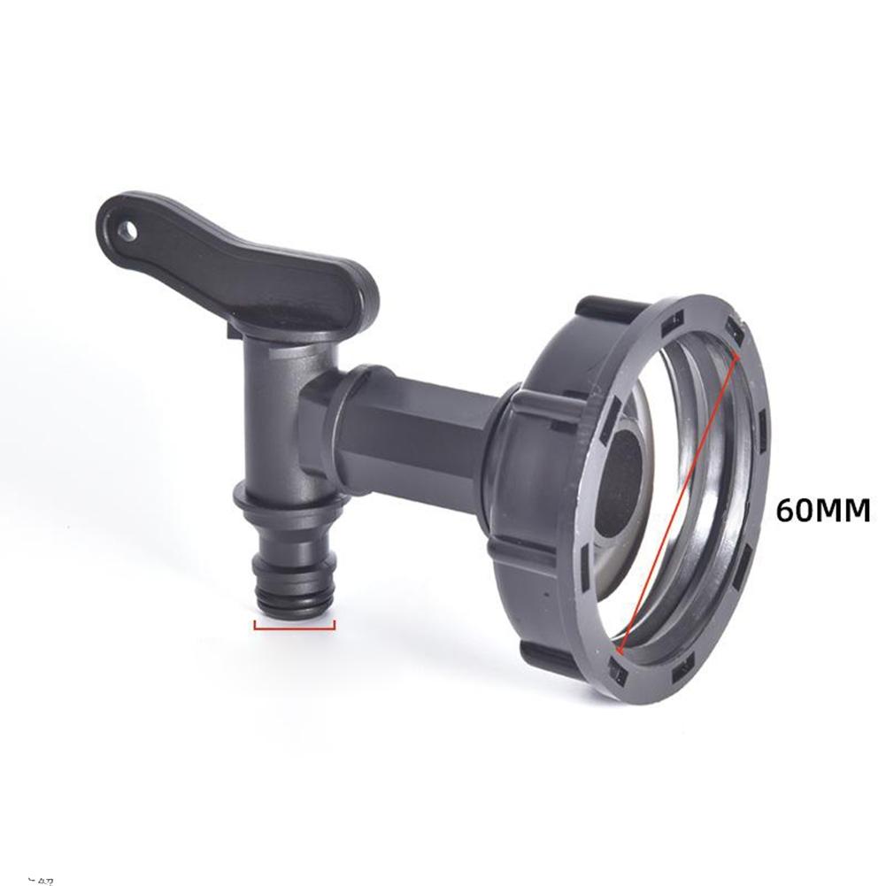 Werkzeuge Kunststoffhahn Eimer 17mm 26.2mm 60mm Schwarz