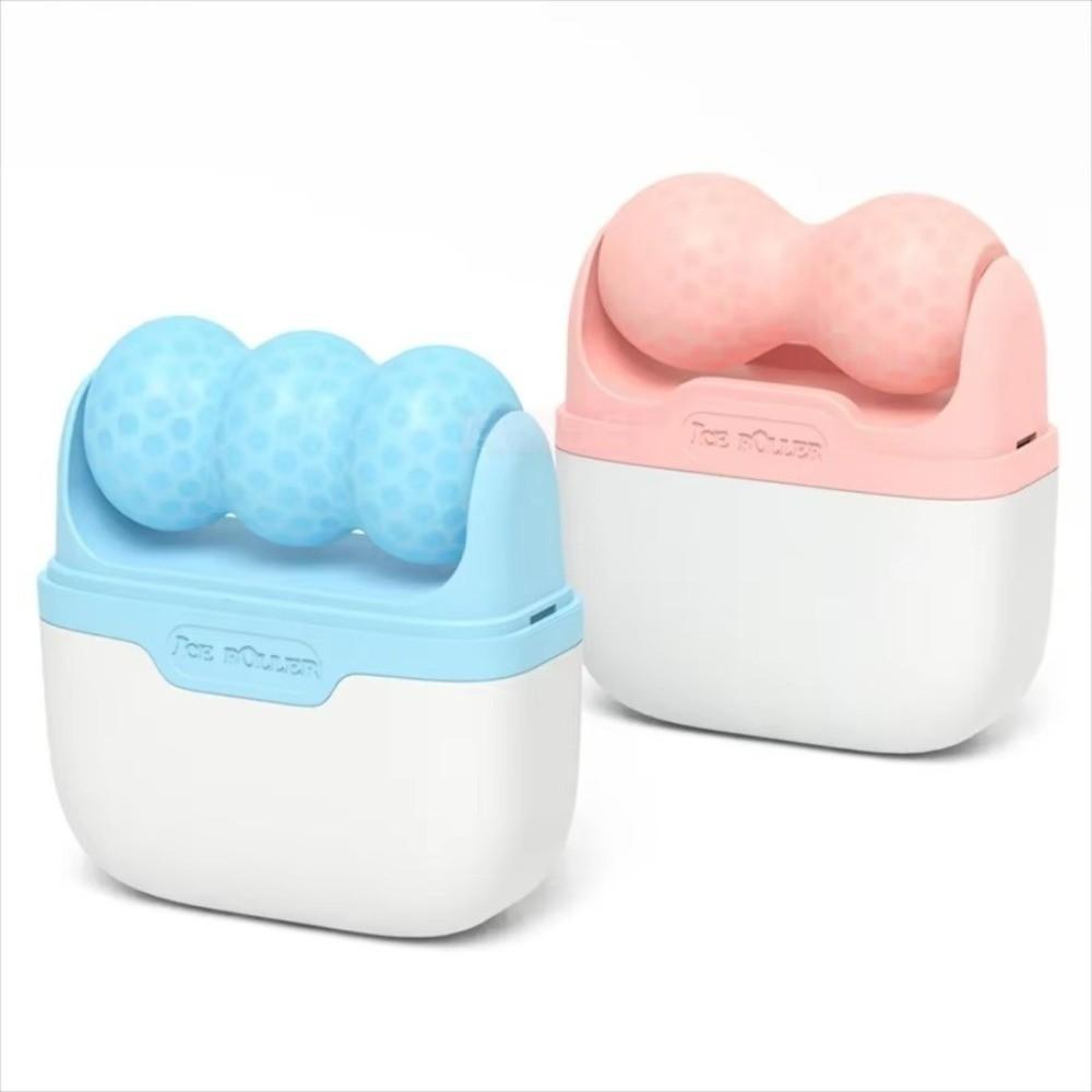 Multi-Functional Ice Compress Massage Roller 2 In 1 Double Roller Ice Massage Facial Massager
