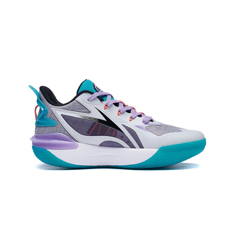 Li Ning Youth Pioneer Ling Team 3.0 V2  Cloud Technology Shock Absorption Lightweight Rebound Low Top Basketball Shoes Kids basketball shoes YKBT042-5
