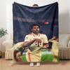 Urban Style Portrait Blankets Flannel Printed Breathable Warm Throw Blanket for Home Office Bedspreads 0708a71