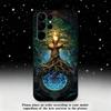Tree of life Yggdrasil Phone Case For Samsung S25,S24 Ultra,S20,S30 plus,S22 plus,S23,S30 Ultra 5G Silicone Black Shell