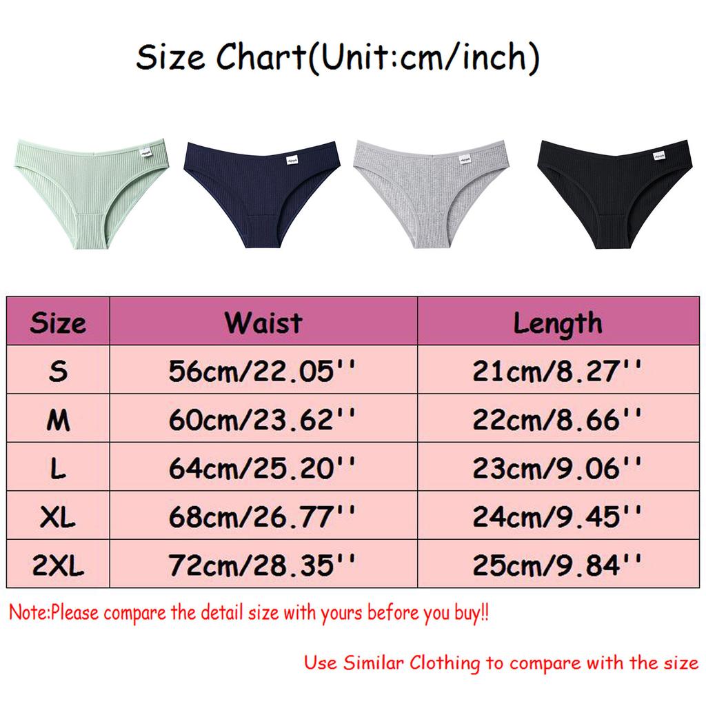 Women Mid Waist Body Solid Lace Underwear Knickers Bikini Underpants