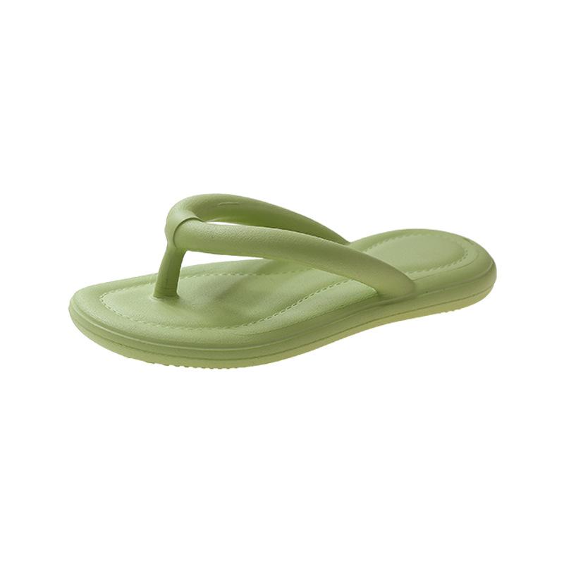 Summer Candy Colors Flip Flops Beach 2025 New Soft Bottom Flat Slippers Women Outdoor Comfy Non Slip Flat Slide Sandals