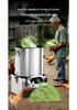 Durable Stainless Steel Bucket-Style Poultry and Vegetable Grass Chopper