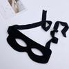 Halloween Costume Mask Eyepatch Black Fabric Cosplay Prop For Kids And Adults