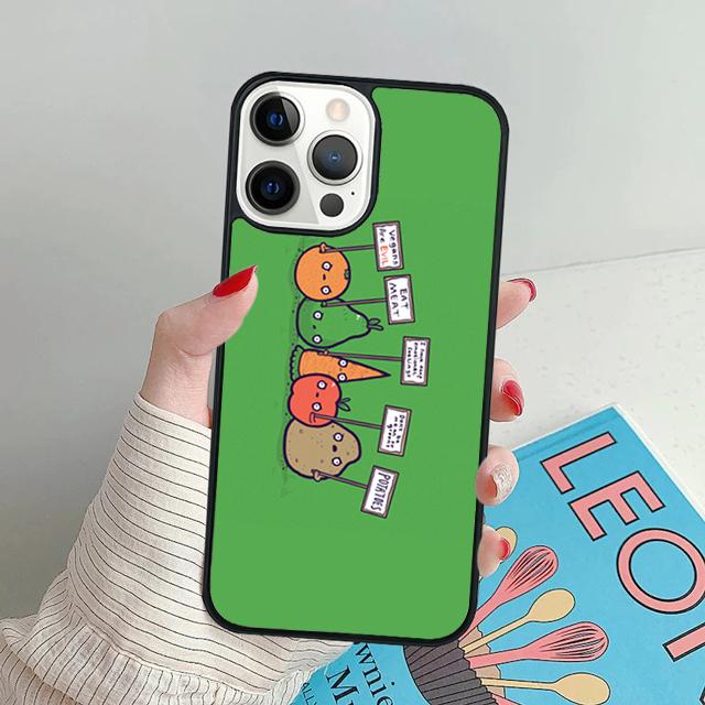 Vegan Friends Not Food Phone Case Cover For iPhone 17 Air 16 15 14 Plus Apple 16 11 12 13 Pro Max Coque