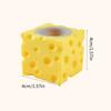 Squeeze Cheese Stress Ball Mouse Shaped Sensory Squeeze Toy For Adults Children Office Home Use Soft Durable TPR Material