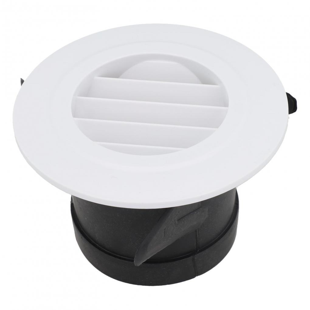 ABS Duct Vents Round Louvered Vents Ventilation Round Adjustable Air Volume