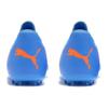 Puma Future Play Lace-Up MG (Rubber Short Studs) Artificial Turf Fabric Soccer Shoes Men Soccer Shoes Blue Orange 107190-01