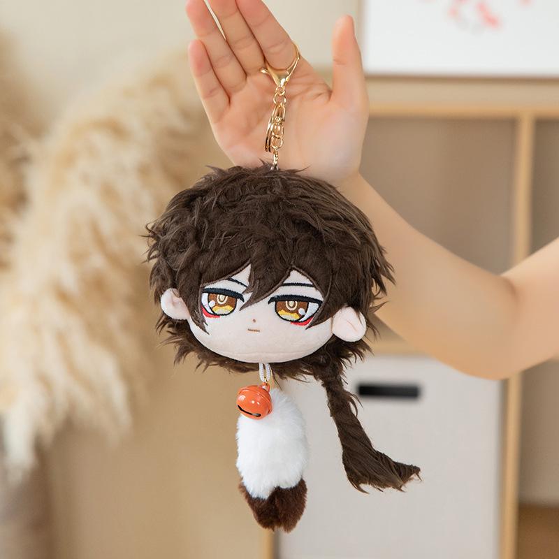 

Плюшевые брелоки Каэдэхара Кадзуха, Чжун Ли и Скарамучча - Коллекция Мяу Мяу 10cm Keychain [No Tail]