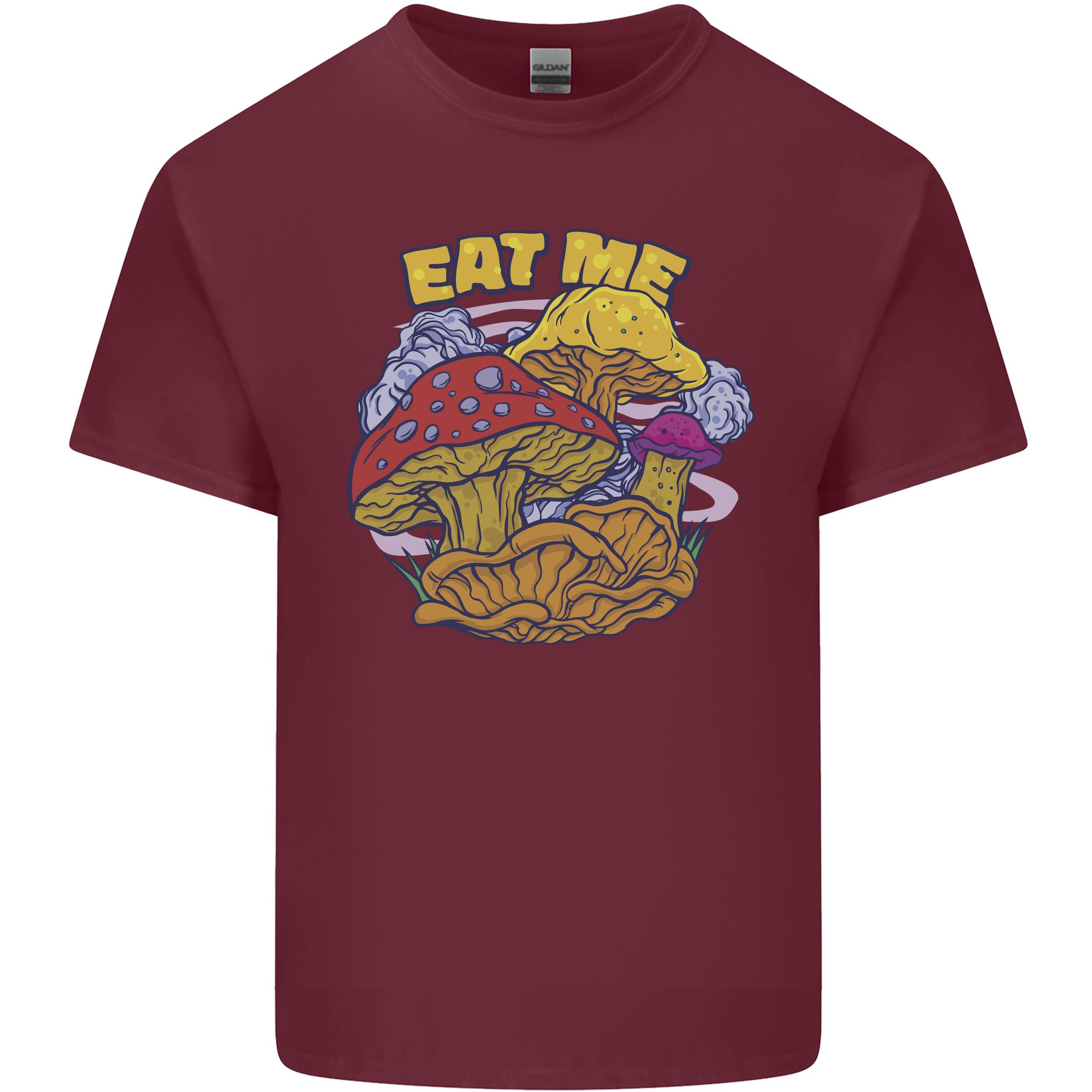 Eat Me Mushroom Fungi Mycology Unisexs Light Cotton TShirt S
