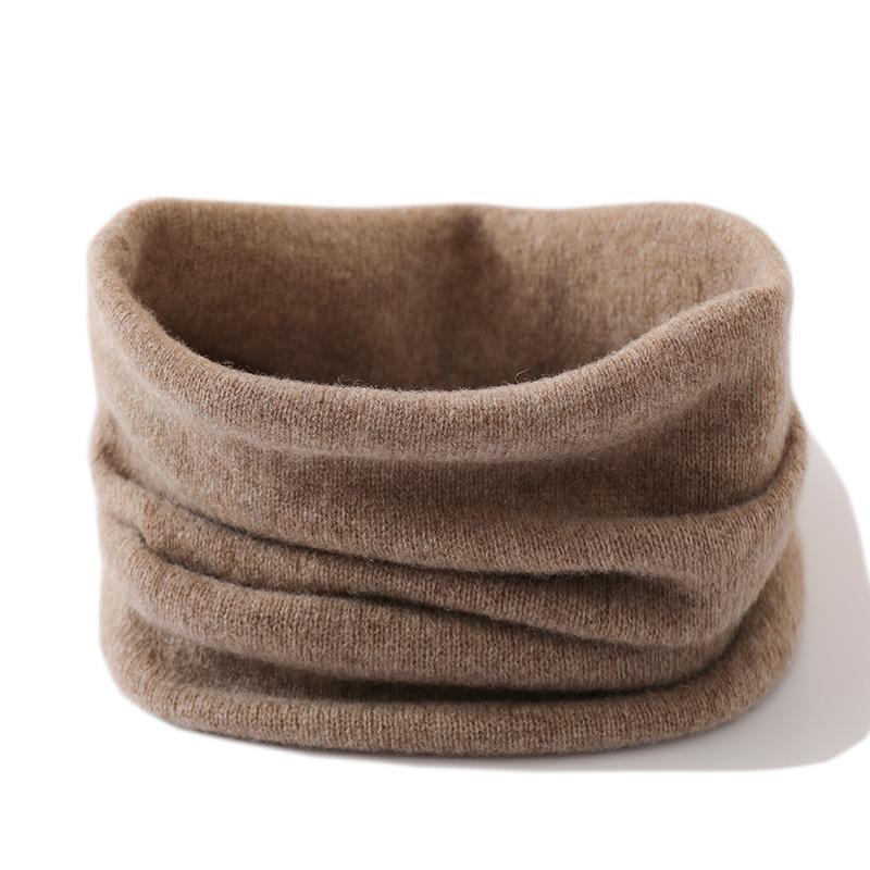 Winter Warm Neck Cover 100% Merino Wool Women's Solid Knit Neck Cover Ski Outdoor Warm Women's Small Neck Cover