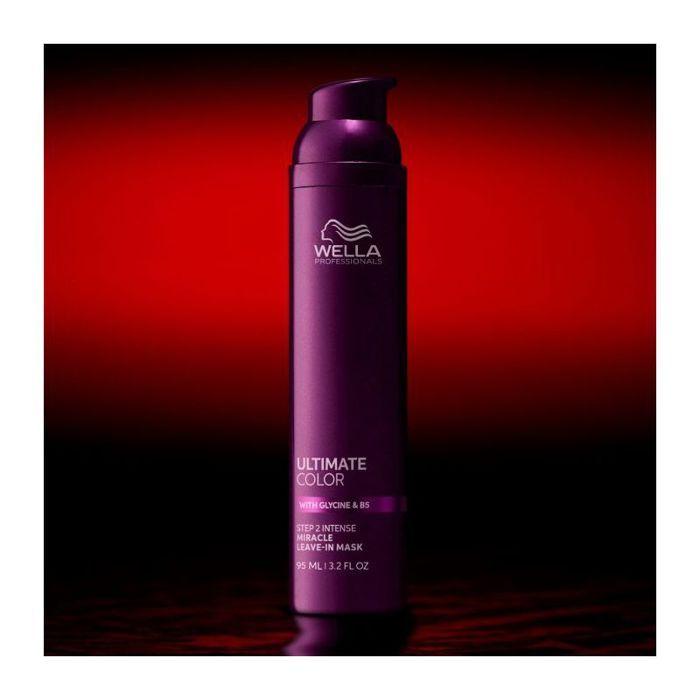 Masque sans rinçage cheveux colorés - Wella - Ultimate Color Mask - Hydratant - Protection UV - Protège couleur 10 sem