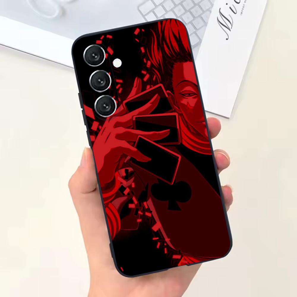 Anime H-Hisoka M-Morow Phone Case For Samsung Galaxy A13,A21s,A22,A31,A32,A52,A53,A71,A80,Soft Black Shell