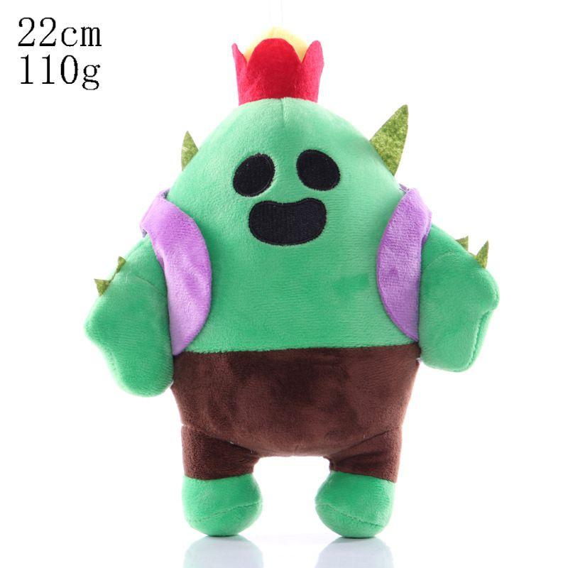 Cactus Stars Brawl Leon Nita Poco Spike Plush Toy Pendant Stuffed Doll Kids Gift