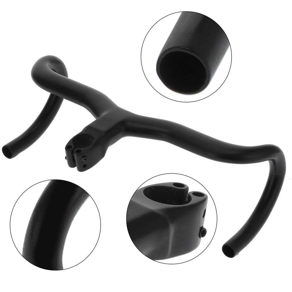 420 x 100MM Carbon Fiber Road Bike Handlebar Bicycle Handlebar for 28.6MM Fork Steer