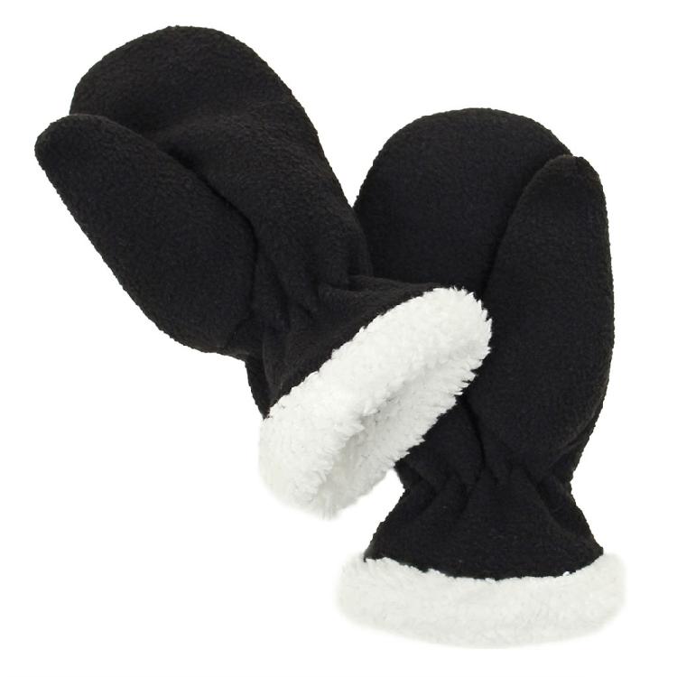 Girls Winter Gloves Soft Full Mittens Solid Color Thicken Outdoor Sports Mittens