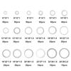 540Pcs Aluminum Flat Washer, Automotive Oil Drain Plug Crush Gasket Aluminum Sealing Rings M6 M8 M10 M12 M14 M16 M18 M22 M24