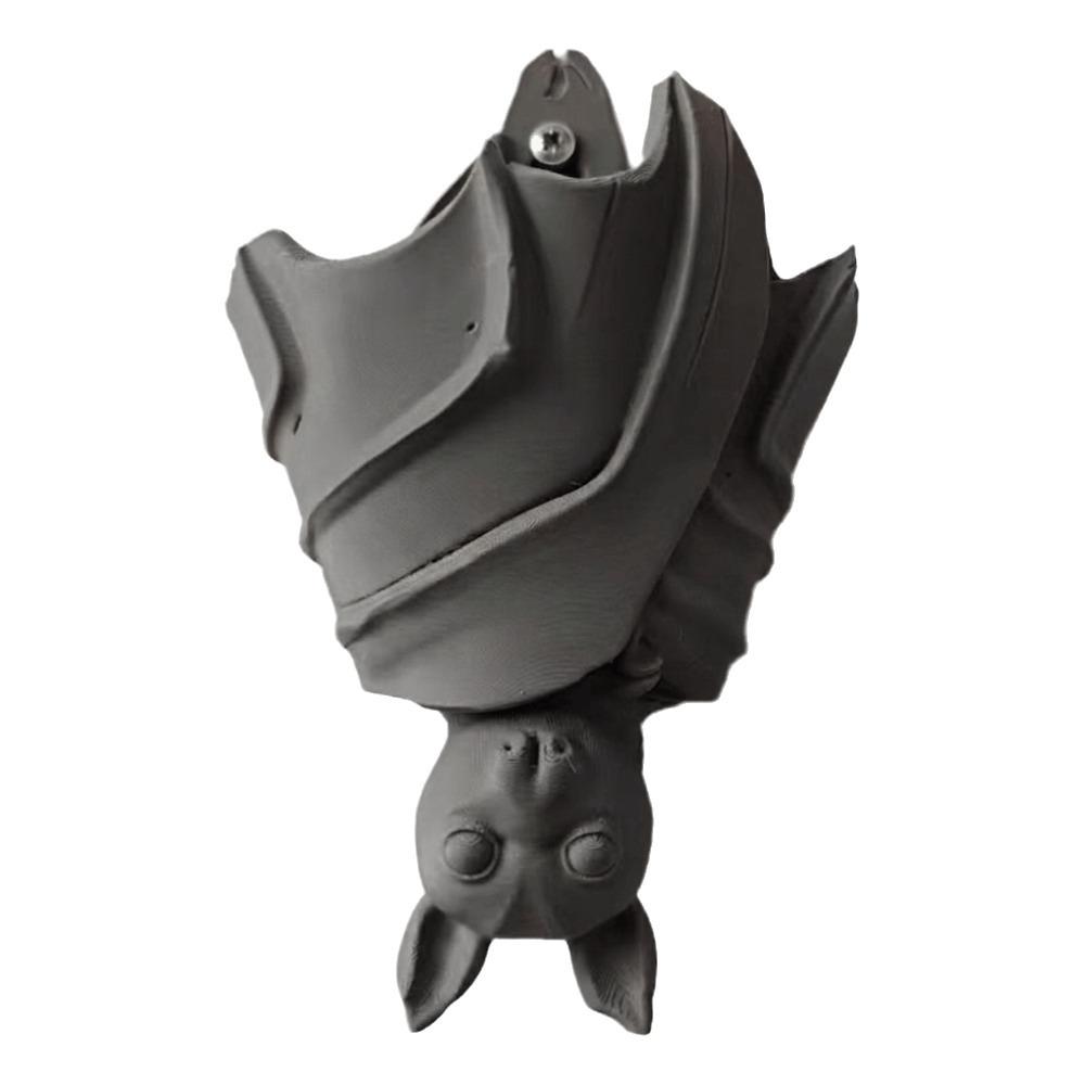 Gothic Style Bat Shaped Flower Pot Halloween Hanging Succulent Planter Flower Container  Patio
