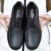Men's Genuine Leather Casual Shoes Business Casual Shoes Comfortable Soft Sole Anti Slip Lazy Driving Shoes