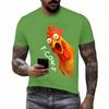 Funny F Caw F Chicken Rooster Cawing F-Caw-F Saying Pun T-Shirt