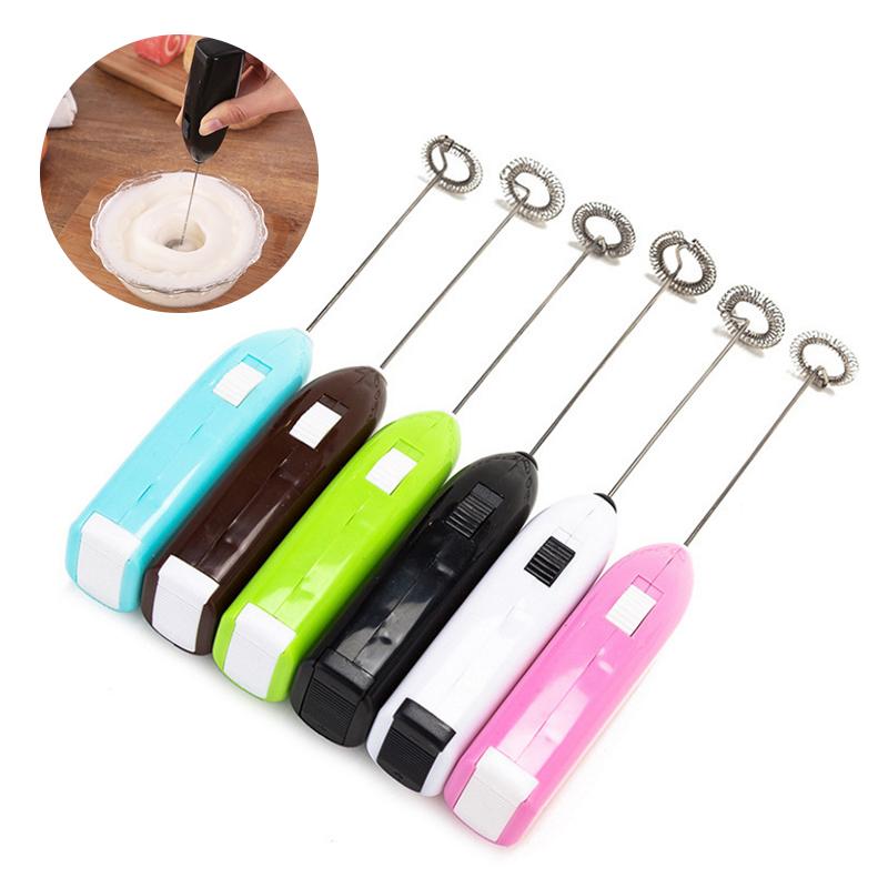 Milk Coffee Whisk Mixer Electric Egg Beater Frother Foamer Mini Handle Stirrer