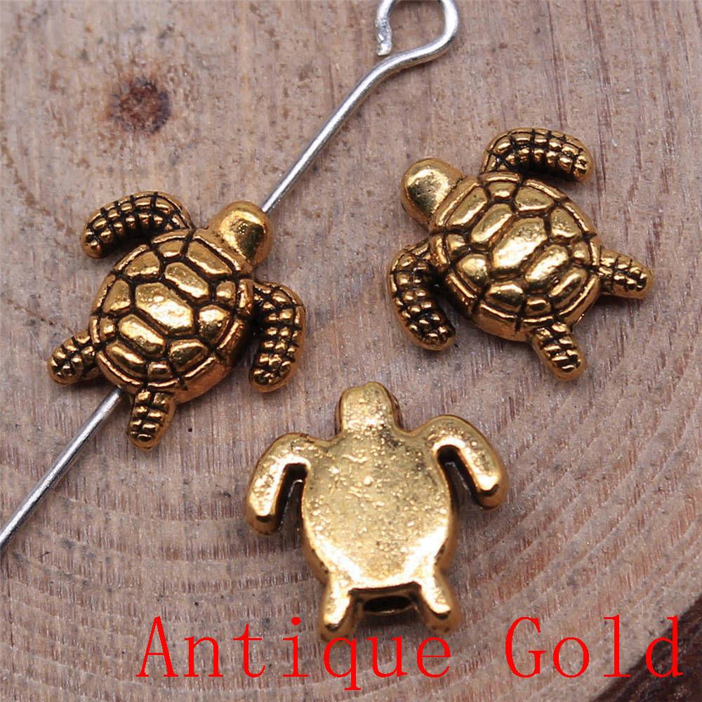 Ocean Animal Tiny Hole Beads For Bracelet Necklace Jewelry Making Craft Findings