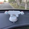 Wind Flower Car Phone Holder with Suction Cup - Cute Dashboard Ornament