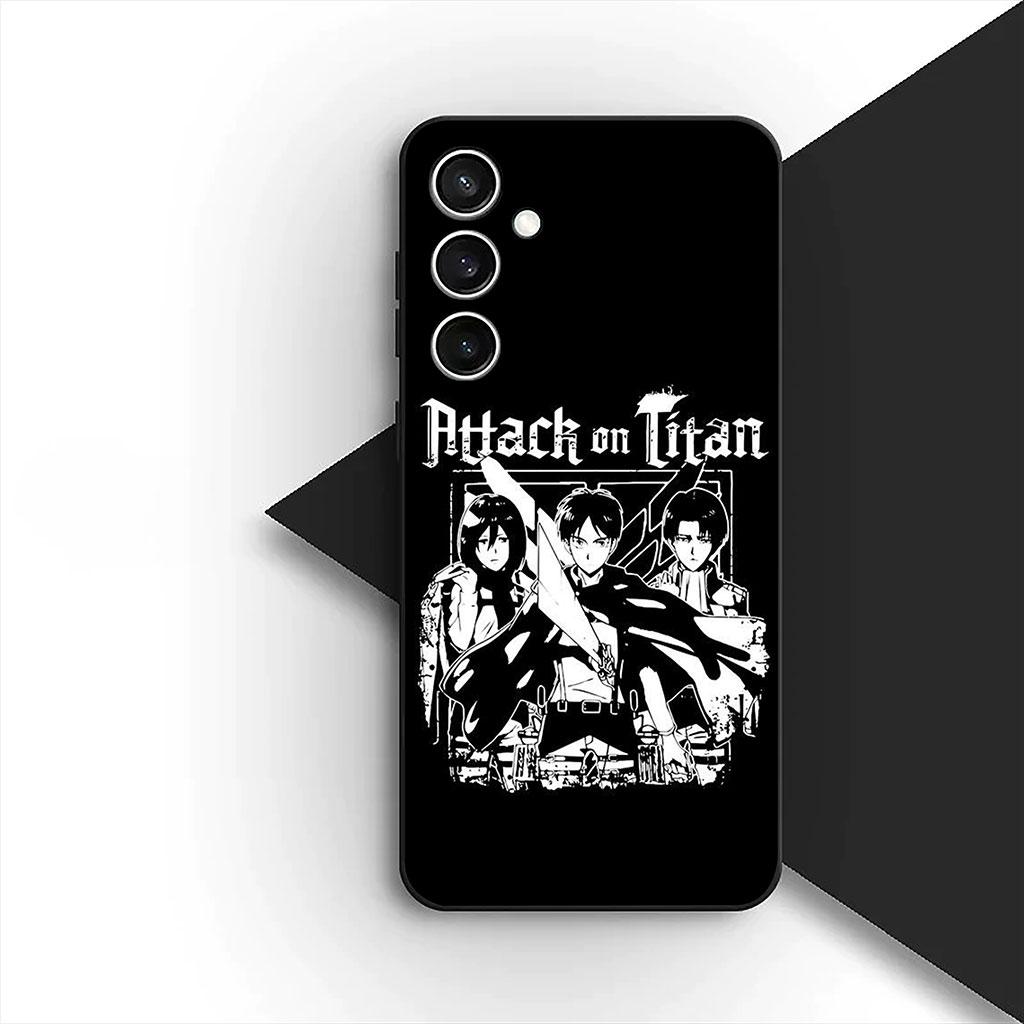 Casing Phone Cover for Apple iPhone 17 Pro XS Max Air 6 Plus X 5 + SE 2022 SE2 16E XR Case  Attack Levi on Eren titan Jaeger