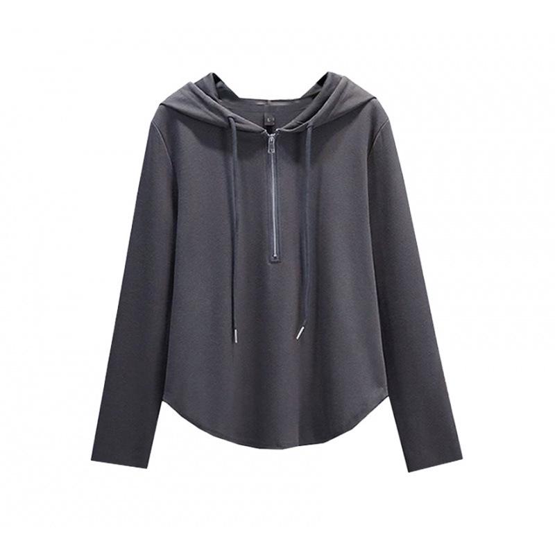 2025 Loose Maternity Hoodie Sweatshirt & Pants Set - Dark Grey