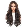 New Ladies Wig T-Part Lace Wigs Black and Brown Big Waves Mid-point Lace Wig Full Headgear Beauty Decoration