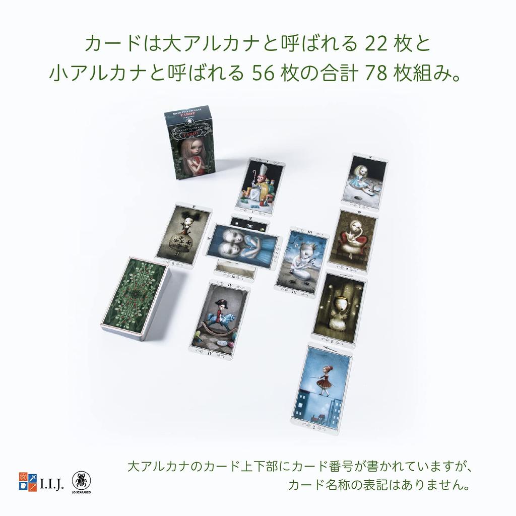 Nicoletta Ceccoli 78 Tarot with Japanese Authentic I.I.J. Tarot, Cards, Reading, Instructions,